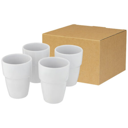 Staki 4-osaline 280 ml virnastatav kruusi kinkekomplekt