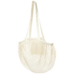 Pune 100 g/m² GOTS organic mesh cotton tote bag 6L
