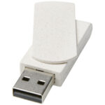 Rotate 4GB wheat straw USB flash drive
