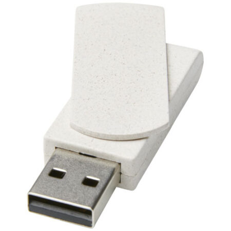 Rotate 4GB wheat straw USB flash drive