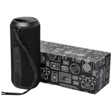 Rugged fabric waterproof Bluetooth® speaker