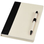 Dairy Dream A5 size reference recycled milk cartons notebook and ballpoint pen set
