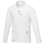 Amber men's GRS recycled full zip fleece jacket