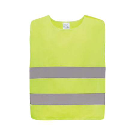 GRS recycled PET high-visibility safety vest 7-12 years