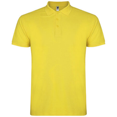 Star short sleeve men's polo