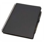 Slate A5 reusable hard cover notebook and pen set (black ink)