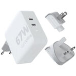 Xtorm XVC2067 GaN Ultra 67W travel charger with 100W USB-C PD cable