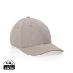 Milo AWARE™ recycled heather 6 panel cap 200gr