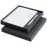 Legato Elegance A5 hard cover notebook and rollerball pen set