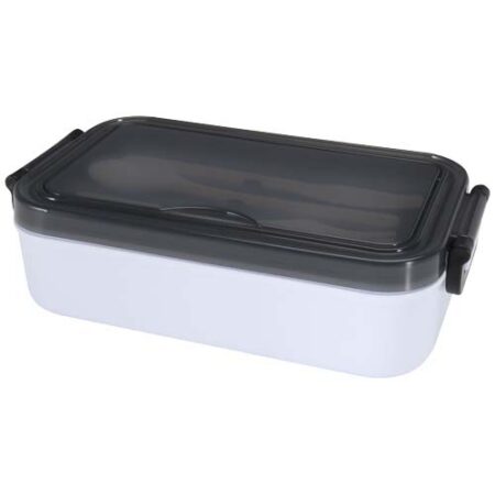 Snappy lunch box and cutlery set