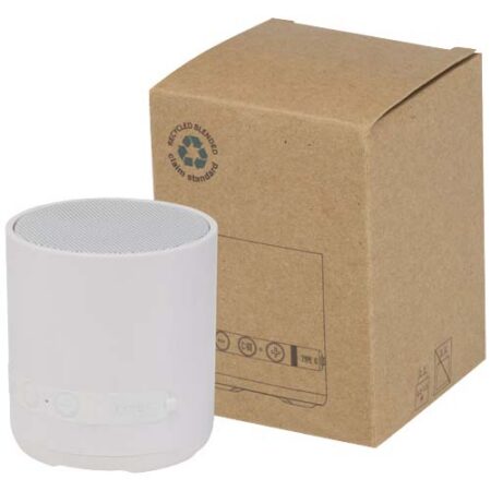 Hunor 3W recycled plastic wireless speaker