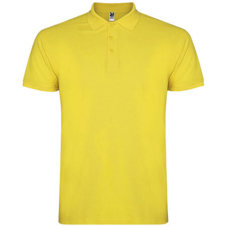 Star short sleeve men's polo