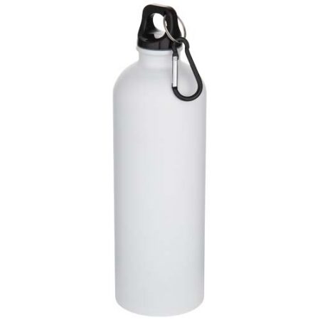 Oregon 750 ml matte RCS recycled single wall stainless steel water bottle with carabiner