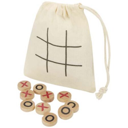 Whorl wooden tic, tac, toe game