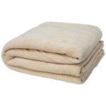 Ashen GRS recycled sherpa blanket