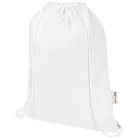 Oregon Blend 140 g/m² GRS recycled drawstring bag 5L