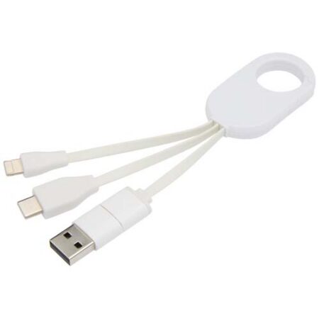 Troop 4-in-1 recycled plastic charging cable