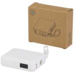 Acrux 10.000 mAh 35W tablet power bank with built in Type-C cable - made from recycled plastic