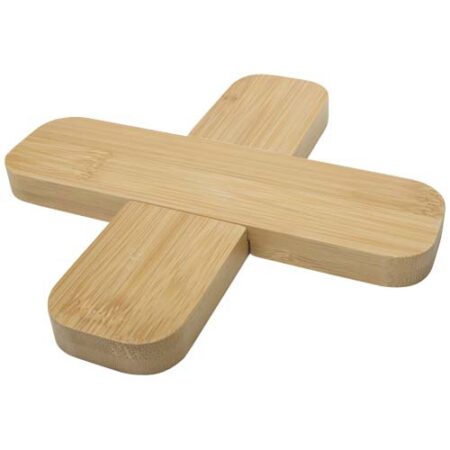 Croc bamboo trivet - large