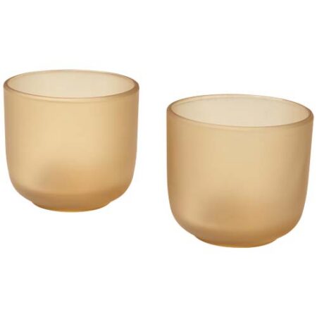 Male 200 ml glass cups - set of 2
