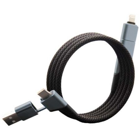 SCX.design C52 100W 4-in-1 rPET magnetic ultra fast charging cable