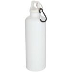 Oregon 750 ml solid colour RCS recycled plastic water bottle with carabiner