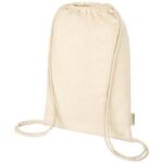 Odisha 100 g/m² OCS organic drawstring bag 5L