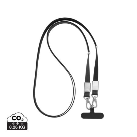 Nivo RCS recycled PET Crossbody lanyard