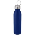 Harper 700 ml stainless steel water bottle with metal loop