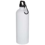 Oregon 750 ml matte RCS recycled single wall stainless steel water bottle with carabiner