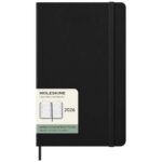 Moleskine horizontal hard cover 12 month L weekly planner