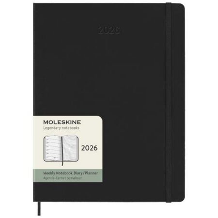 Moleskine hard cover 12 month XL weekly planner