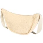 Bear GRS recycled sherpa crossbody bag 3L