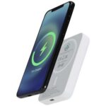 Acrab 5000 mAh 15W magnetic wireless power bank with 20W PD - made from recycled plastic