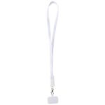 Franz recycled plastic smartphone lanyard with built-in data sync and 65W fast charge 5-in-1 cable