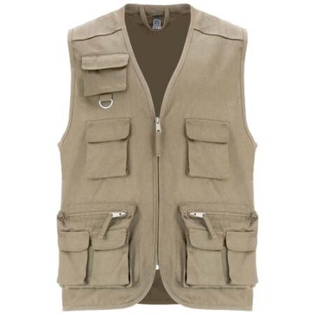 Venera 200 g/m2 v-neck multi-pocket workwear vest