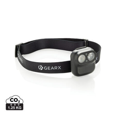 Gear X RCS rPlastic head torch with motion sensor