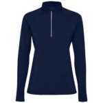 Estambul 200 g/m² long sleeve women's half zip sweatshirt