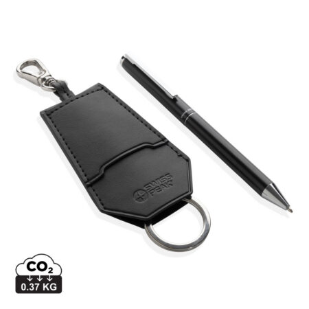 SP Tula RCS certified rPET PU key holder and pen set