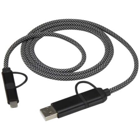 SMART 65W 100 cm RCS certified magnetic 4-in-1 charging cable