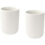 Male 350 ml ceramic cups with matt finish - set of 2