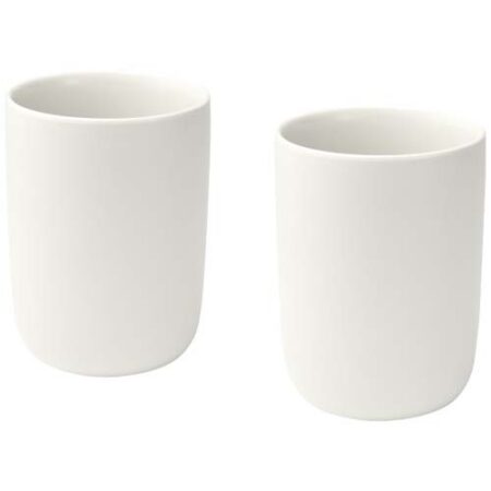 Male 350 ml ceramic cups with matt finish - set of 2