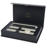 Jotter ballpoint pen and mechanical pencil set with gift box