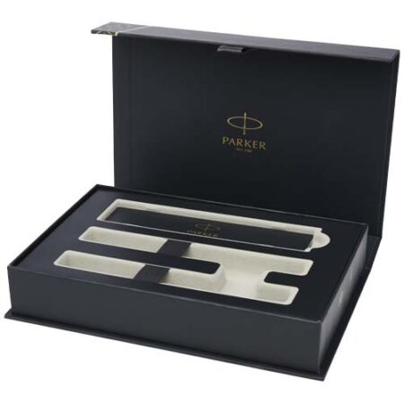 Parker IM Essentials rollerball and ballpoint pen set - black