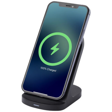 Loop 15W dual coil recycled plastic wireless charging stand